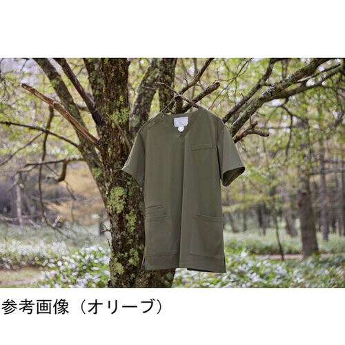 男子スクラブ オリーブ S