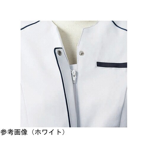 ナースジャケット レディス半袖ライトグ レー S