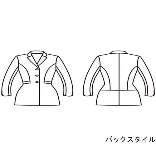 ドクターコート レディス長袖 ホワイト M