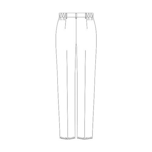 レディースストレートパンツ ネイビー 4L