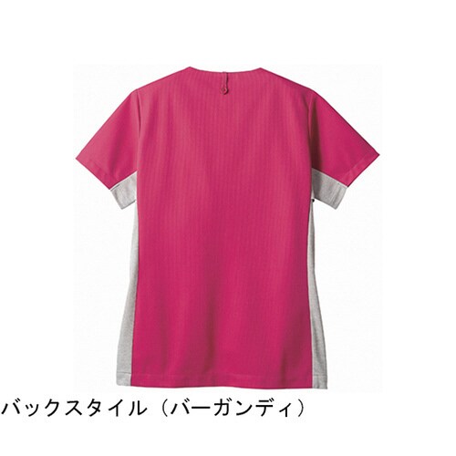 スクラブ 兼用 半袖 コバルトブルー/ネイビー L