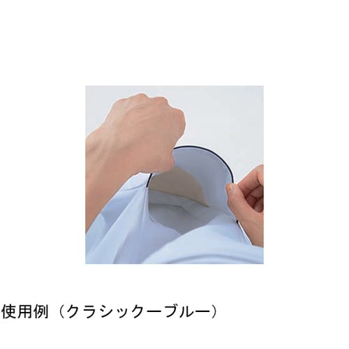 ナースワンピース 半袖クラシックーブルー 3L