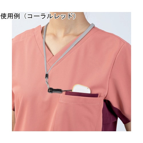 スクラブ 兼用 半袖 着丈76胸囲126肩幅50