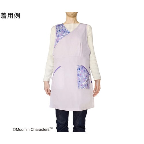 ムーミンエプロン KOBANA パープル