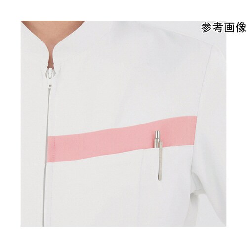 ジャケット レディス 半袖 白/ネイビー L