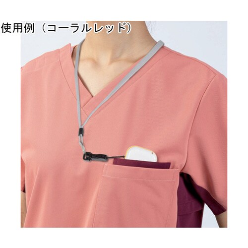 スクラブ 兼用 半袖 着丈68胸囲102肩幅40