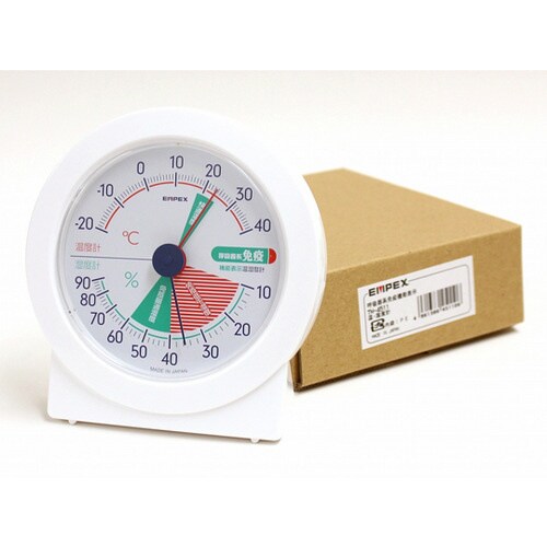 呼吸器系免疫機能表示温湿度計