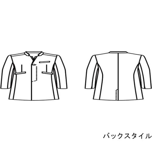 ドクターコート メンズ 長袖白/ネイビー SS