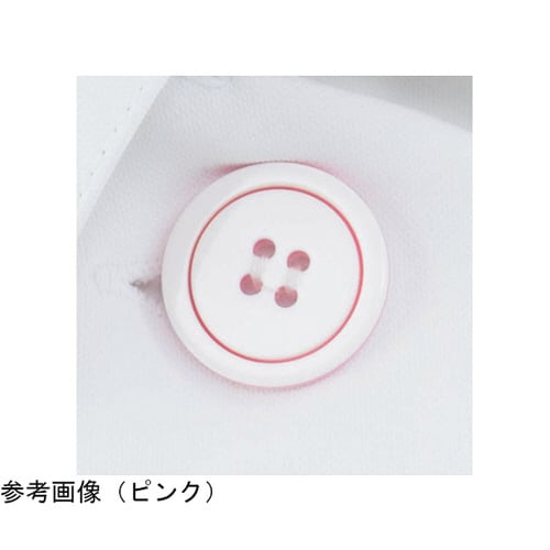 ナースジャケット 半袖 白/ゴールド&ネイビー L