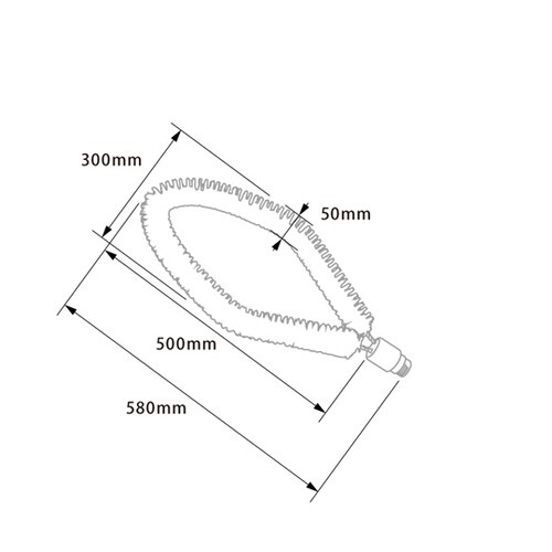 バーキュートプラス 高所マルチブラシ スリム 青