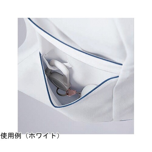 ナースジャケット レディス半袖ライトグ レー L