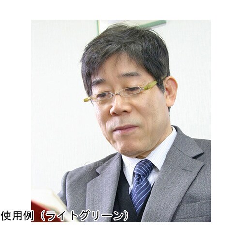 老眼鏡 レッド 度数/+3.50(60−)