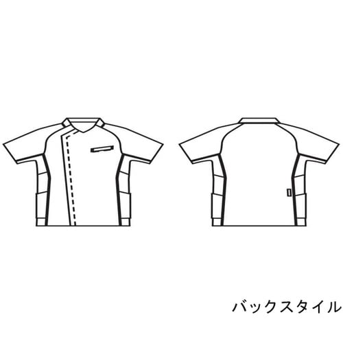 スクラブ 着丈78 胸囲126 桁丈51