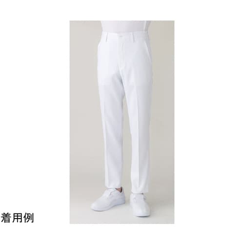 パンツ メンズ 両脇ゴム 白 裾上げ LLE