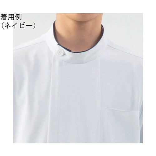 ジャケット メンズ 半袖 白/ターコイズ L