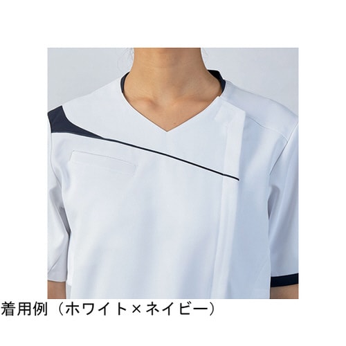 スクラブ 着丈70 胸囲113 肩幅43 袖丈21