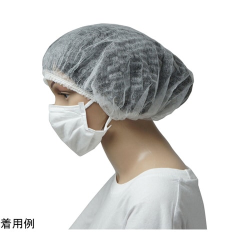 使い捨て不織布キャップ ギャザータイプ 100枚入