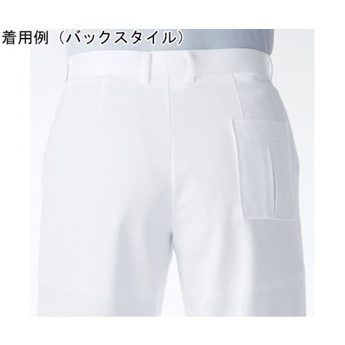 メンズスラックス ホワイト W70