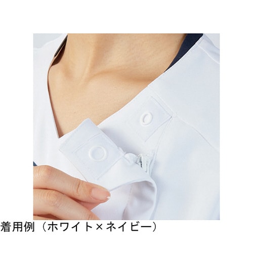 スクラブ 着丈68 胸囲93 肩幅38 袖丈20