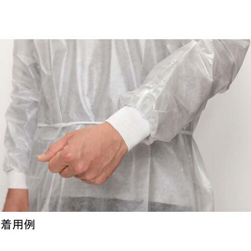 アイソレーションガウン(PE防水−リブ袖)個包装