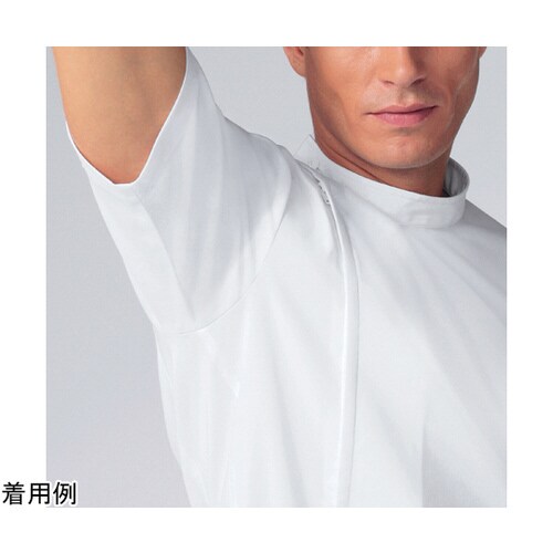 レディス医務衣半袖 ホワイト LL