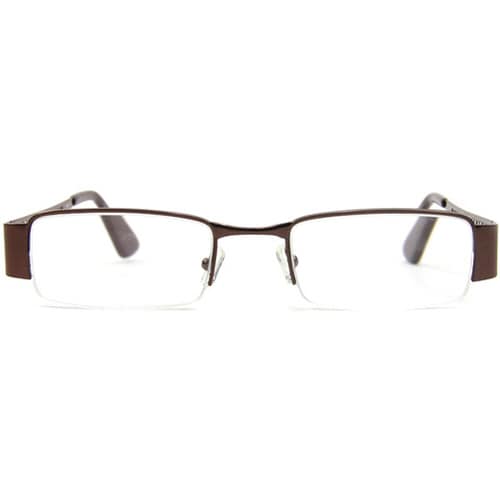 老眼鏡 ブラウン 眼鏡ケース付き +2.5