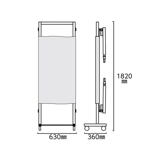 キャスター付きストレッチャー