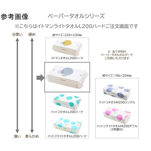 イトマンライトタオル L200H 30個入