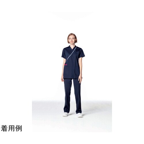 女子スクラブ ネイビー S