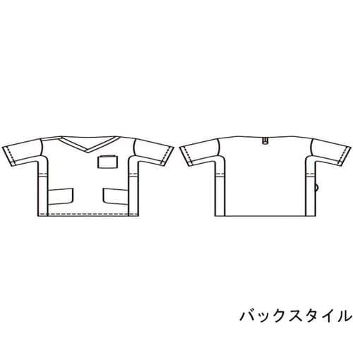 スクラブ 兼用 半袖 リーフグリーン/オリーブ M