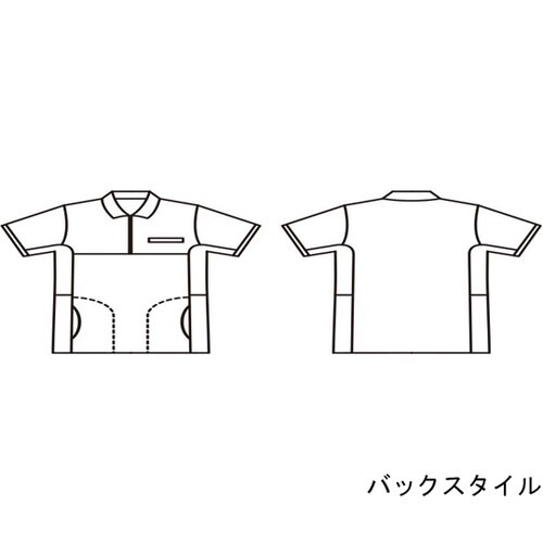 ポロシャツ 兼用 半袖 ネイビー/ピンク SS