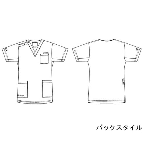 男女兼用スクラブ ネイビー BL