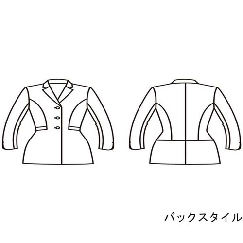 ドクターコート レディス長袖 ホワイト S