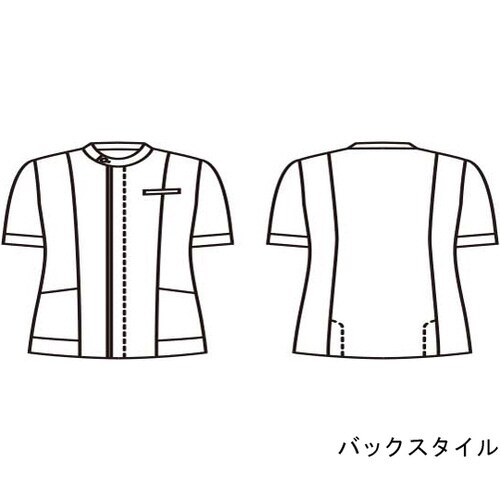 ジャケット メンズ 半袖 白/ネイビー L