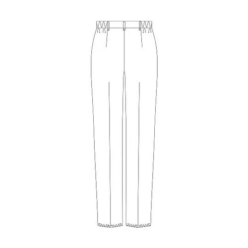 レディースストレートパンツ ホワイト LL