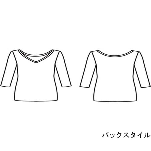 インナーレディス 7.2分袖 ネイビー M