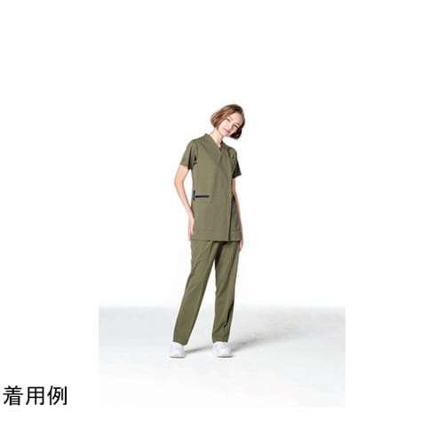 女子スクラブ オリーブ LL