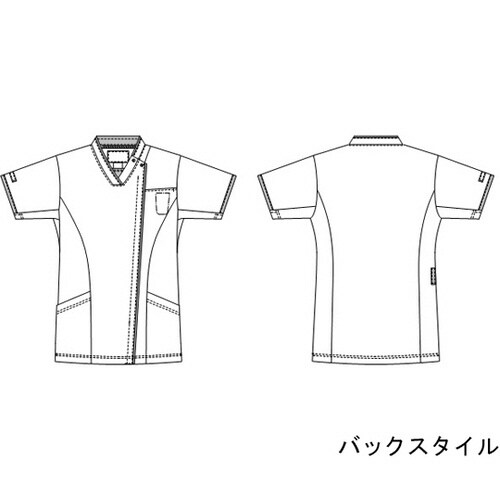 男女兼用ニットシャツ アクア SS