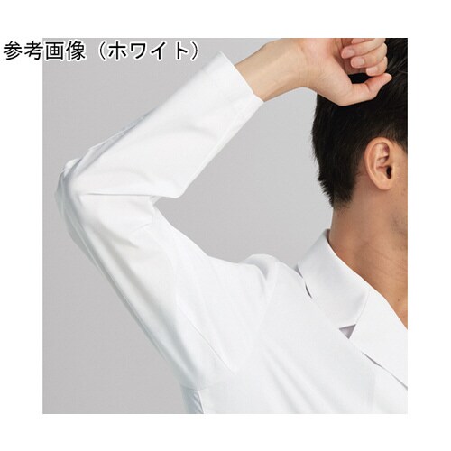 メンズ診察衣Sハーフ丈 ホワイト L