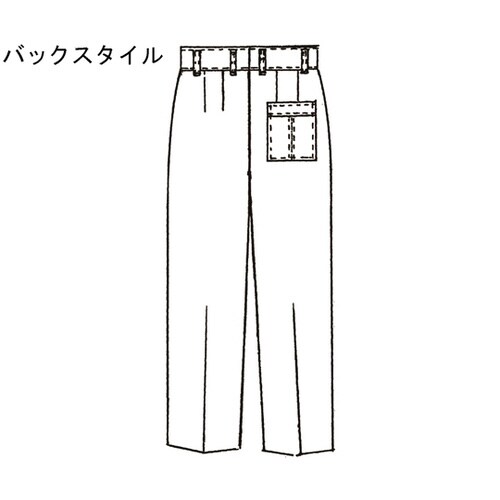 メンズスラックス ホワイト W100