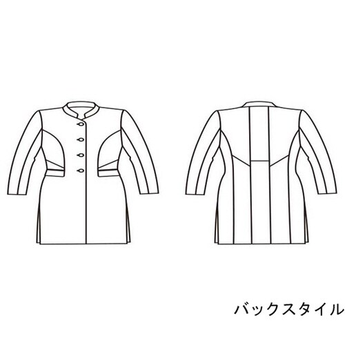 ドクターコート レディス長袖 ホワイト M