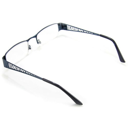 老眼鏡 ブルー 眼鏡ケース付き +3.5