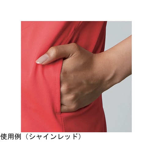 ポロシャツ 兼用 半袖 ペールブルー L