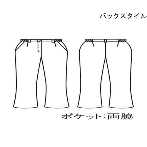 ナースパンツ 白 M