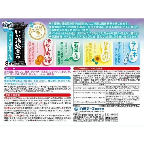 いい湯旅立ち 納涼にごり湯夏空の宿8包入