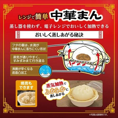 レンジで中華まん