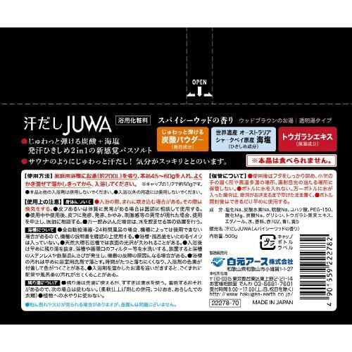 汗だしJUWAスパイシーウッドの香り500G