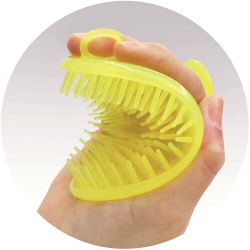 超やわらかフィット!!シャンプーブラシイエロー