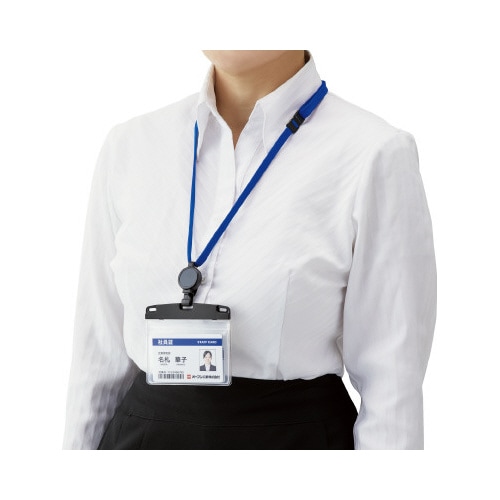 名札用ケース ヨコ名刺2枚収納10枚 黒