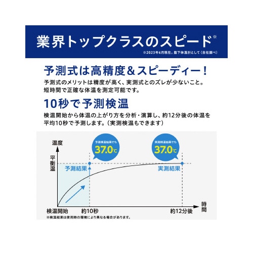 ピッと測る脇下体温計 DT−701
